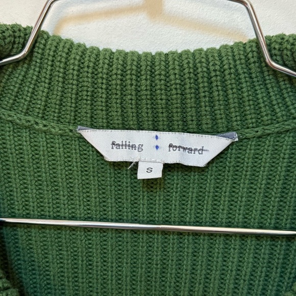 NWOT Falling Forward Knitted Sport Zip-Up Jumper Size Small - Picture 14 of 15